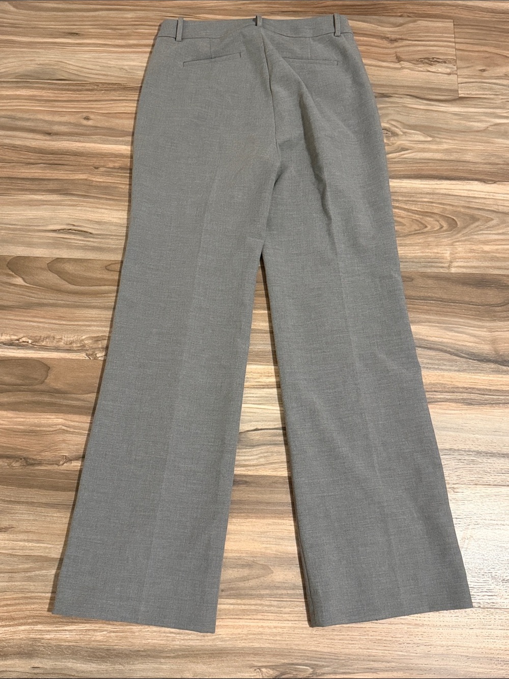 J.Crew Natalia Carreman Pants Women's Size 8T Gray Flat Front Wide Leg Office - Picture 8 of 8